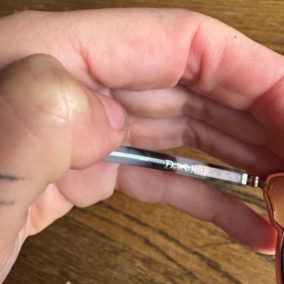 Christian Dior mirrored pink tortoise shell frame sunglasses - Picture 9 of 10